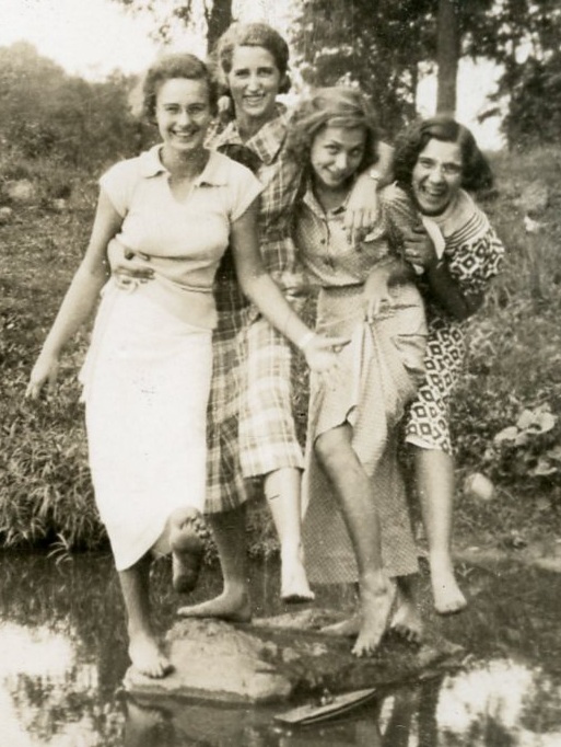 Martha with friends(2nd from right).
